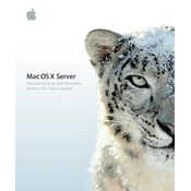 Apple Mac OS X Server v10.6 Snow Leopard manual cover