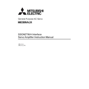 Mitsubishi Electric SSCNETIII, H Interface manual cover