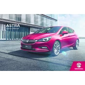 Vauxhall Astra 2018 manual cover