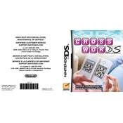 Nintendo Crosswords DS manual cover