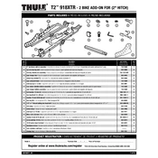 Thule T2 918XTR manual cover