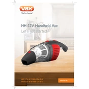 Vax H87-12V-B-T, H89-12V-B-A, H89-12V-B-B manual cover