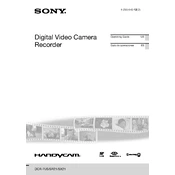 Sony DCR-PJ5 manual cover