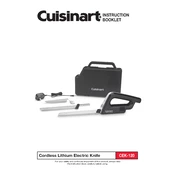 Cuisinart CEK-120 manual cover