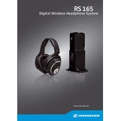 Sennheiser RS 165 manual cover