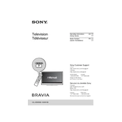 Sony KDL-60W610B manual cover