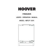 Hoover HBFUP 130 K manual cover