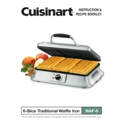 Cuisinart WAF-6 manual cover