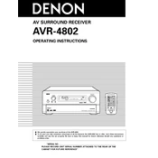 Denon AVR-4802 manual cover