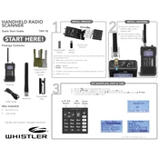 Whistler TRX1E Handheld Radio Scanner manual cover