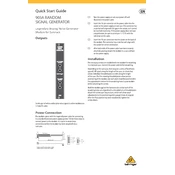 Behringer 903 A Random Signal Generator manual cover