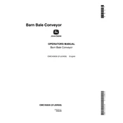 John Deere Barn Bale Conveyor manual cover