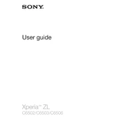 Sony C6502 Xperia ZL manual cover