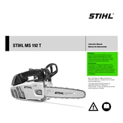 Stihl MS 192 T MS 192 TC manual cover