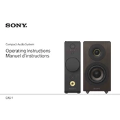 Sony CAS-1 manual cover