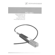 Sennheiser MD 441 manual cover