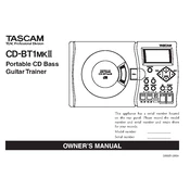 Tascam CD-BT1MKII manual cover