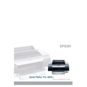 Epson Stylus Pro 4800 manual cover