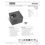 Goodman GPC14M manual cover