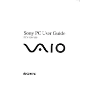 Sony PCV-130 manual cover