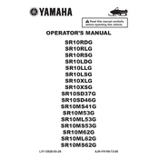 Yamaha SR10RDG, SR10RLG, SR10RSG, SR10LDG 2016 manual cover