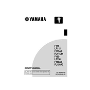 Yamaha FL115AETX manual cover