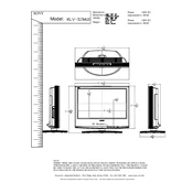 Sony KLV-S19A10 manual cover