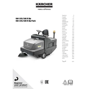 Karcher KM 105 180 R Bp Pack manual cover