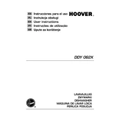 Hoover DDY 062X E manual cover