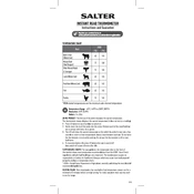 Salter 518 WHCR manual cover