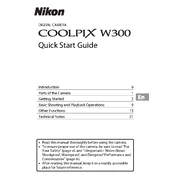 Nikon Coolpix W300 manual cover