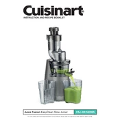 Cuisinart CSJ-300 manual cover