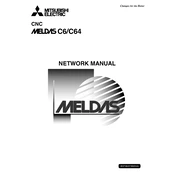 Mitsubishi Electric CNC Meldas C6, C64 manual cover