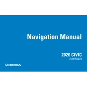 Honda Civic Hatchback 2020 manual cover