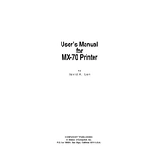 Epson MX-70 manual cover