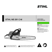 Stihl MS 261 C-M manual cover