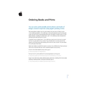 Apple Aperture Ordering Books and Prints manual cover