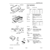 Epson Action Printer 2250 manual cover