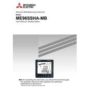 Mitsubishi Electric ME96SSHA MB manual cover