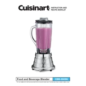 Cuisinart CBB-550SS manual cover