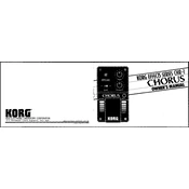 KORG CHR-1 manual cover