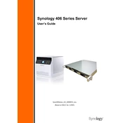 Synology NAS RS 406 manual cover