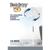 Beldray EH3196B150 150 16 Inch Pedestal Fan manual cover