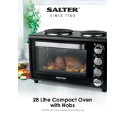 Salter EK2821 28L Compact Oven With Hobs manual cover