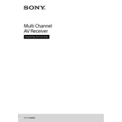 Sony STR-DN1080 manual cover