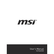 MSI WS75 10TK manual cover