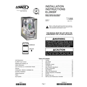 Lennox EL280DF manual cover