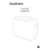 Goodmans B&M 2 Slice Toaster 321577 321578 manual cover