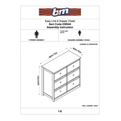 Easy Link B&M 6 Drawer Chest 338544 manual cover