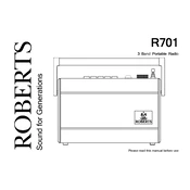 Roberts R701 Analogue 0 manual cover